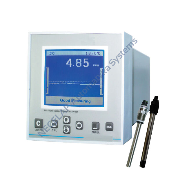 N301DO - analizator tlenu rozpuszczonego, zakresy pomiarowe 0...20mg/l, obudowa panelowa / obiektowa, wyjścia 2xAO, 3xDO