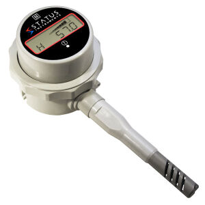 DM650HM - przetwornik wilgotności, temperatury, punktu rosy itp.; zasilanie bateryjne + rejestracja + alarm