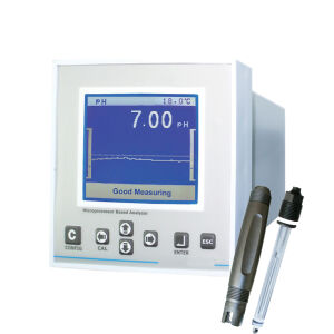 N301PH - analizator pH, zakresy pomiarowe 0...14pH, obudowa panelowa / obiektowa, wyjścia 2xAO, 3xDO